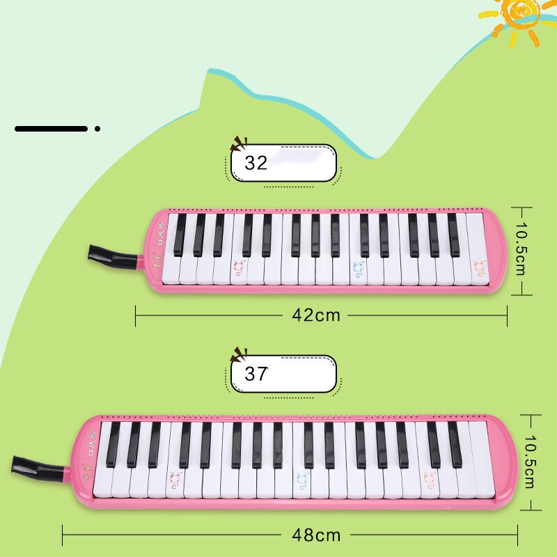 Organo a bocca durevole 32/37 tasti per pianoforte Melodica con borsa per il trasporto strumento musicale per gli amanti della musica regalo per principianti squisito