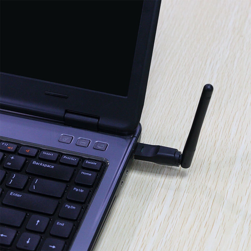 Wifi usb adapter  mt7601 150 mbps usb 2.0 wifi trådløst netværkskort 802.11 b/ g/n lan adapter med drejelig tv antenne tv stick