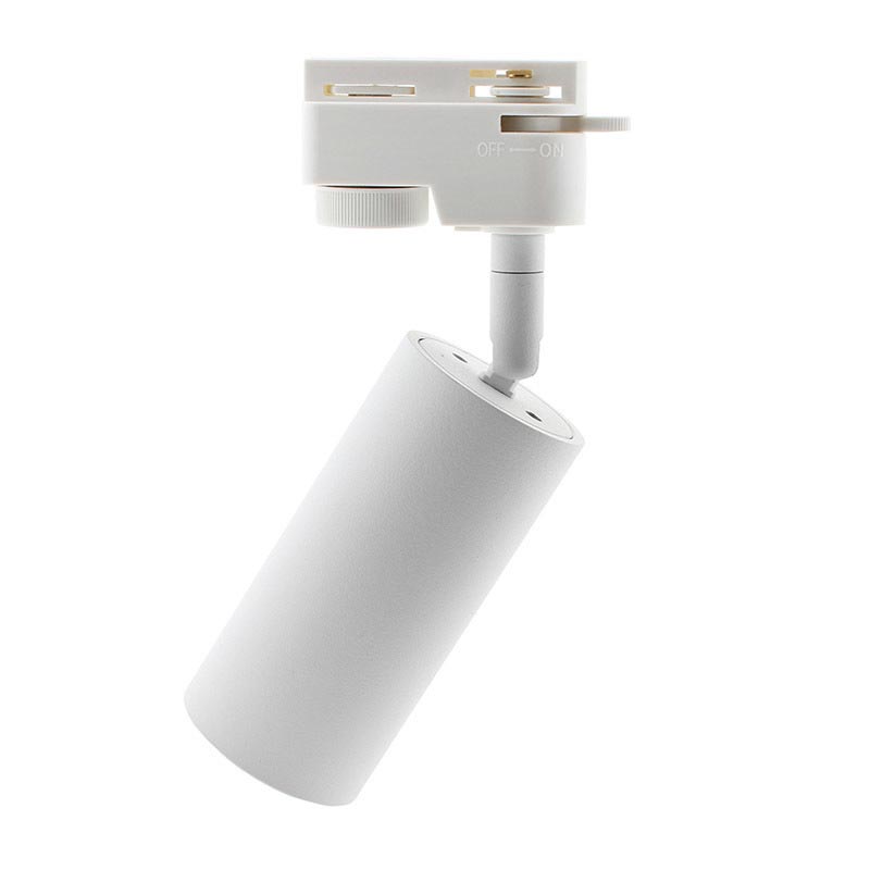Foco carril Monofásico mini CRONOLUX RAIL LED blanco 9W, Blanco cálido