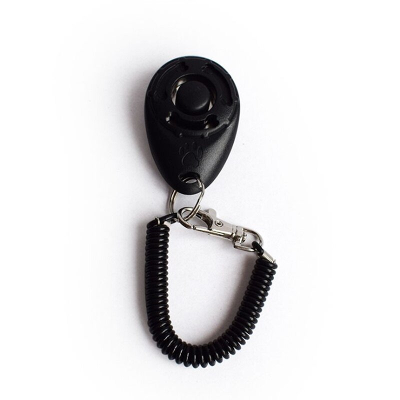 Haustier ausbildung Film katze und hund ausbildung kunststoff werkzeuge stehen-allein Trainer einstellbar Armbinde keychain Haustier Klang ausbildung: Schwarz