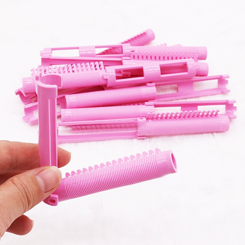 Folding Hair Rollers Curlers Bang Perm Hair Root Perming Rods Afro Permanent Bars Fluffy Curly Hair Maker Fur Air Bang U1022