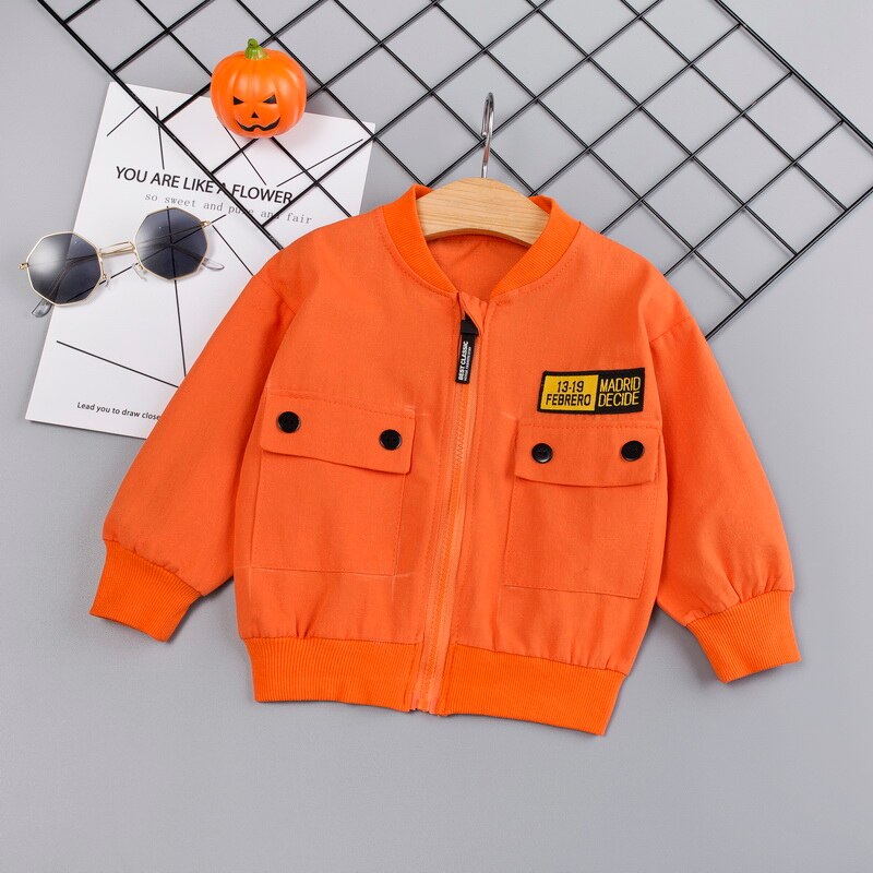 Jw-Lente Herfst Baby Boy Bovenkleding Cartoon Print Casual Rits Sweatshirt Kids Outfits Tops