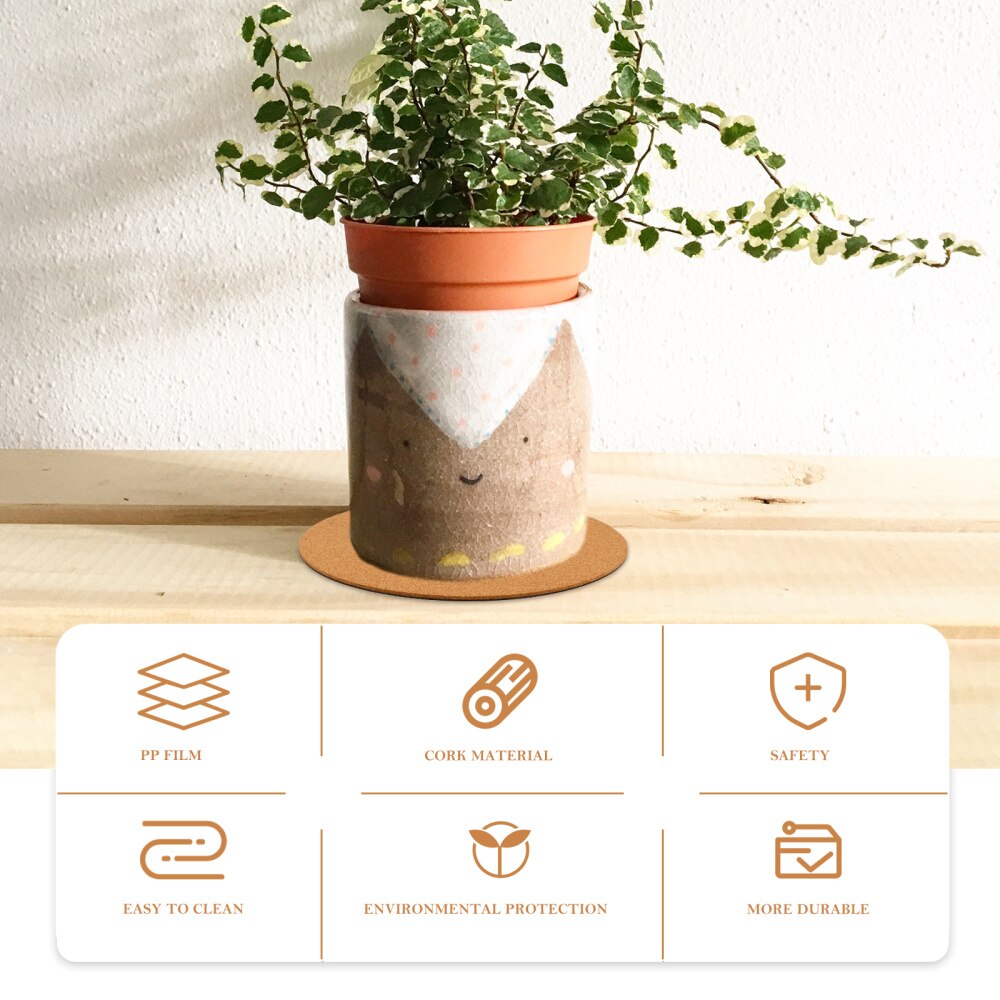 10pcs Plant Coaster Mat Saucer Plant Tray Flower Pot Saucers for Gardening