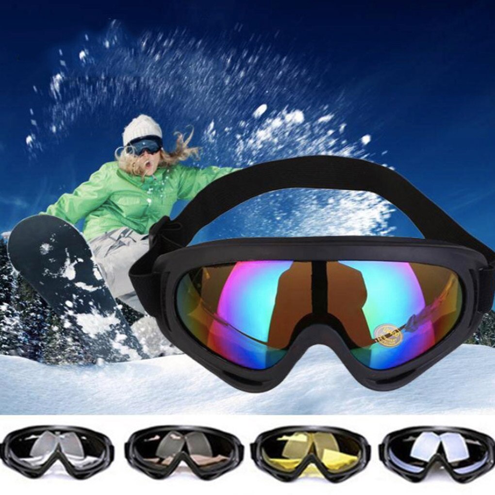Gafas de ciclismo para hombre y mujer, lentes de deporte de esquí a prueba de viento, gafas de montar portátiles, Snowboard, esquí de montaña