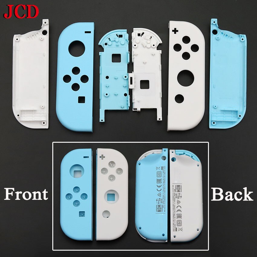 JCD 1Set Animal Crossing Replacement Housing Shell Case For Nintend Switch Joycon Left Right Controller Cover with middle frame: NO 9