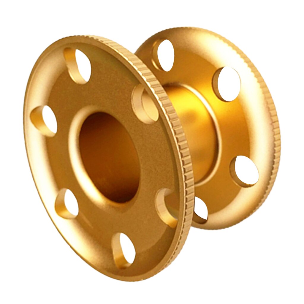 Lightweight, durable aluminum scuba diving finger spool snorkel guide line reel for water sports snorkeling accessories