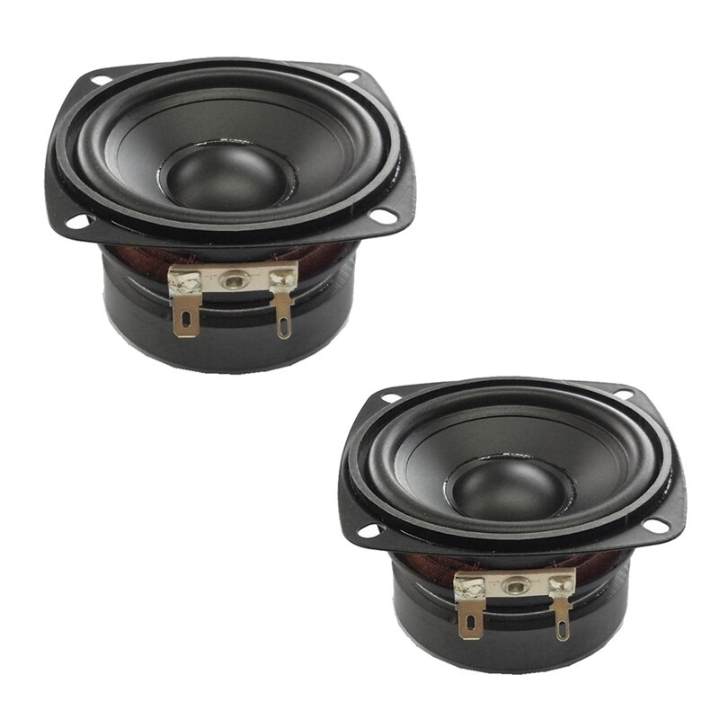 JABS 2Pcs 3 Inch Waterproof Portable Audio Speaker 15W Full Range Bluetooth Speaker Unit Bathroom Outdoor Loudspeaker