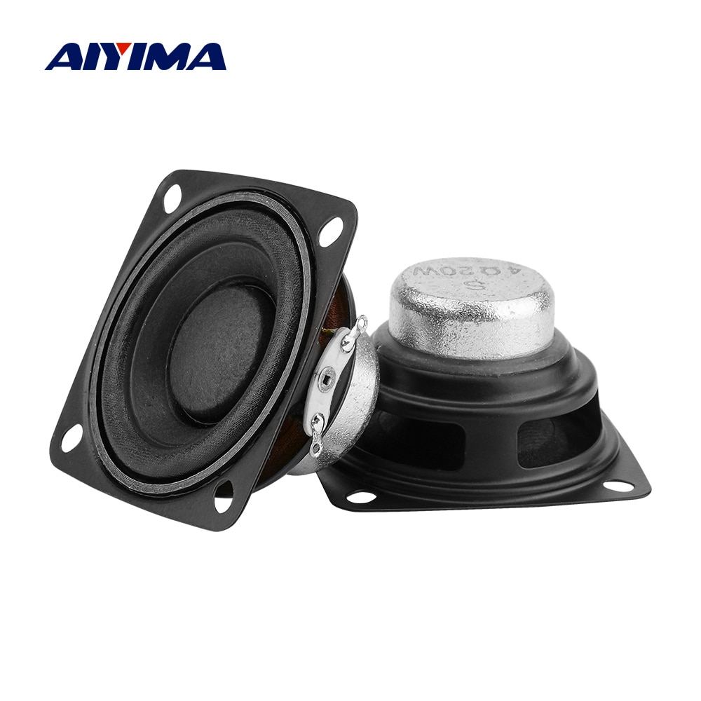 AIYIMA 2Pcs 2 Inch Full Range Speaker Driver 4 Ohm Radio Sound Versterker Luidspreker 10W 15W 20W DIY HIFI Bluetooth Speaker