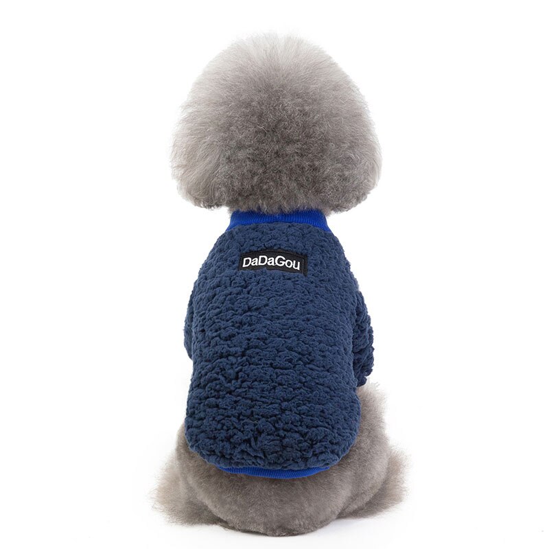 Cartoon Hond Downcoat Puppy Pet Kleding voor Hond Jasje Winter Warm Honden Huisdieren Kleding voor Hond Kleren Chihuahua Ropa perro: Blue / S