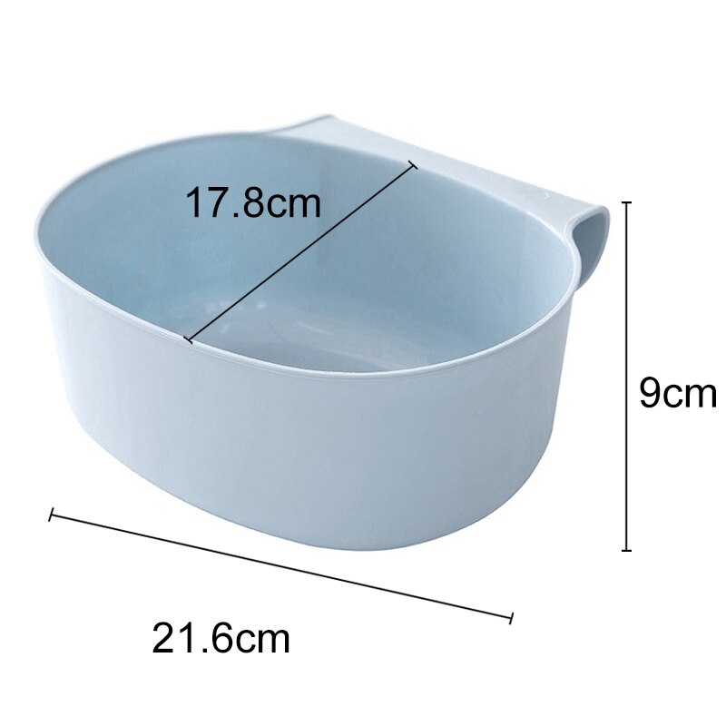 Storage Box Kitchen Hanging Large Trash Cans Livingroom Household Plastic Garbage Basket YE