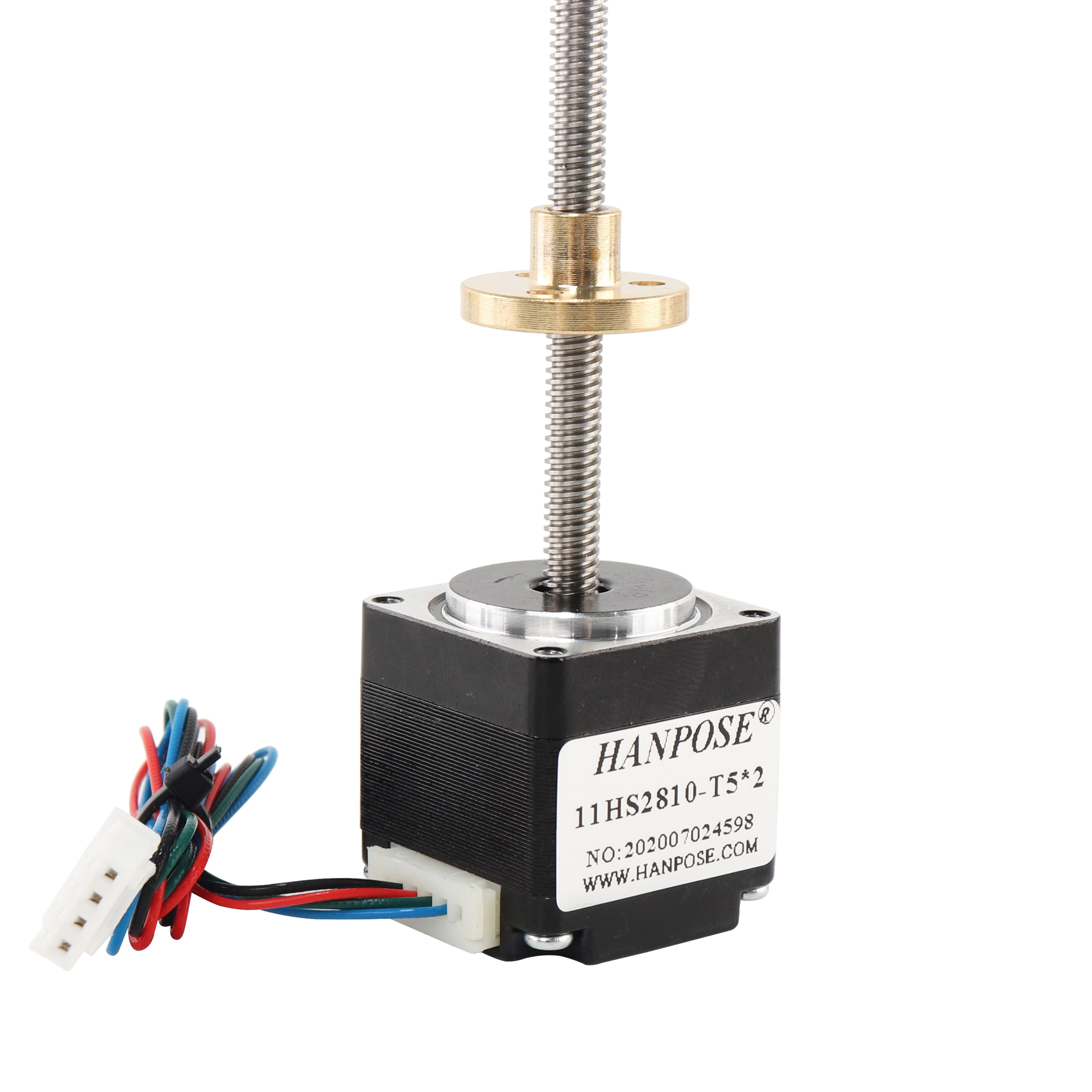 Nema 11 skruvmotor 11 hs 2810-t5*2 l50/100 /150mm skruvstång linjär 28 stegmotor med trapetsformad ledning för ritinstrument
