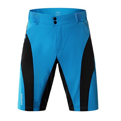 Wosawe cykelshorts cykeltøj road mtb loose fit vandtæt cykling kort fritid mountainbike cykel polstret undertøj: Blå / Xxl