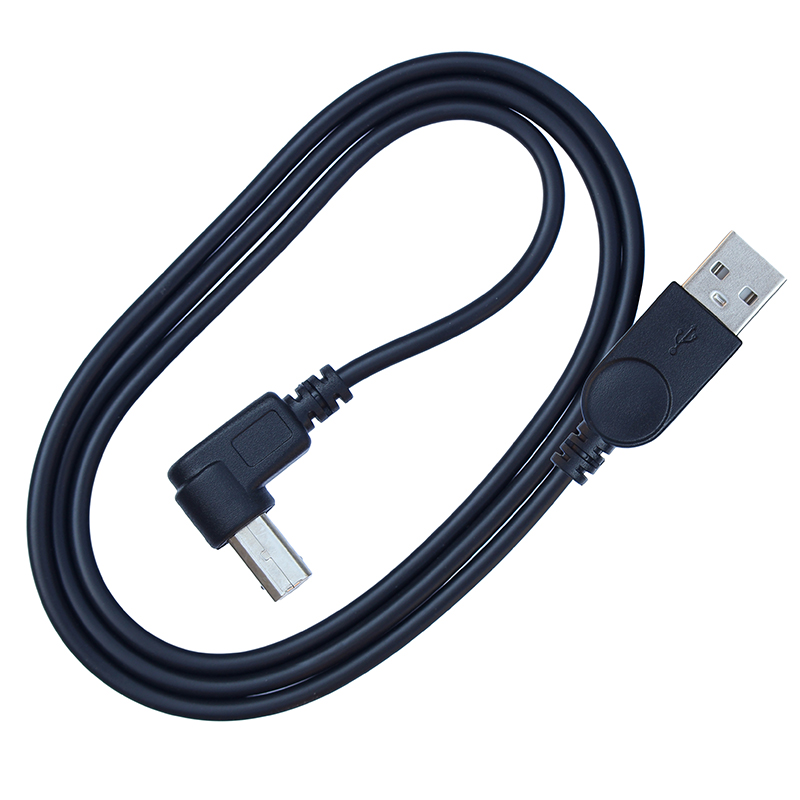 USB 2.0 A Male to USB B Male Type B Up&Down&Right & Left Angle Printer Scanner 90 Degree Cable 1 meter