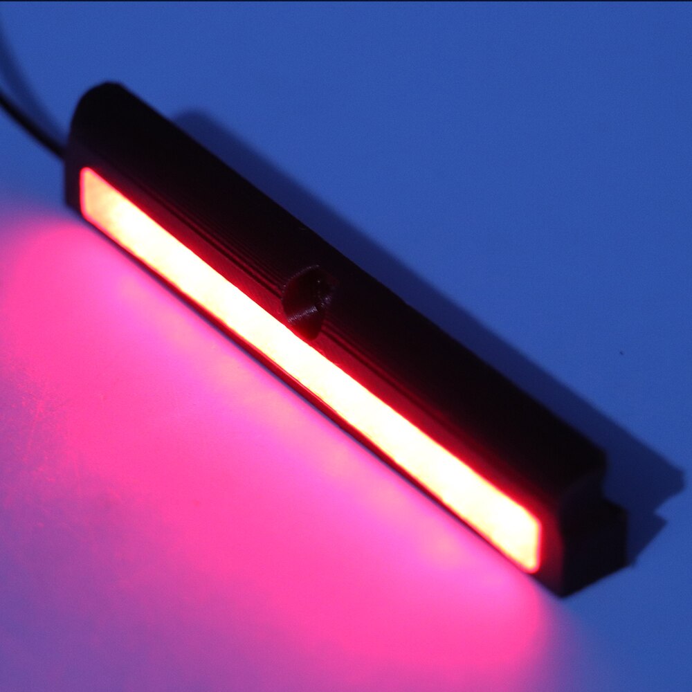 1PCS RC Car 78mm Brake Light Lamp for 1/10 RC Crawler Axial capra 3D printing 8g light weight uniform light: red