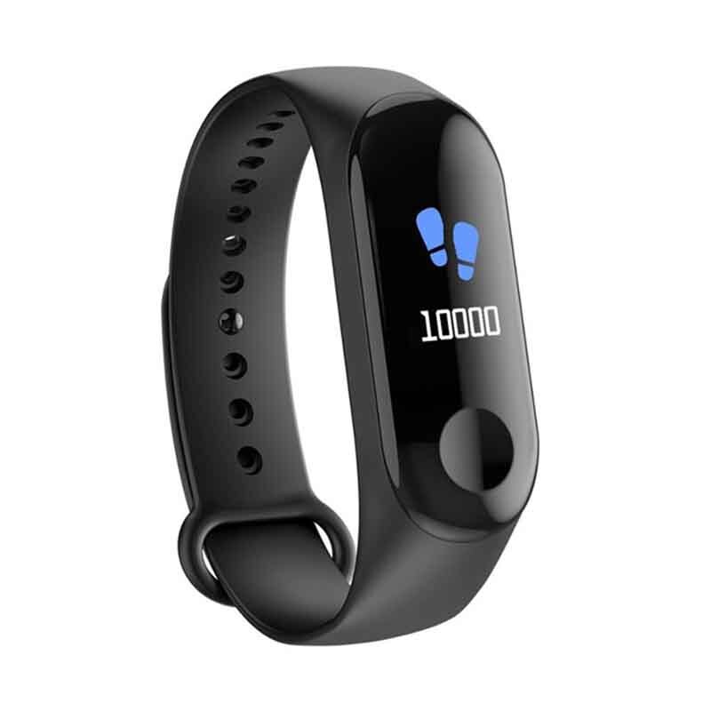 Reloj inteligente M3 para hombre y mujer pulsera multifunción con Bluetooth, rastreador de ritmo cardíaco, resistente al agua,
