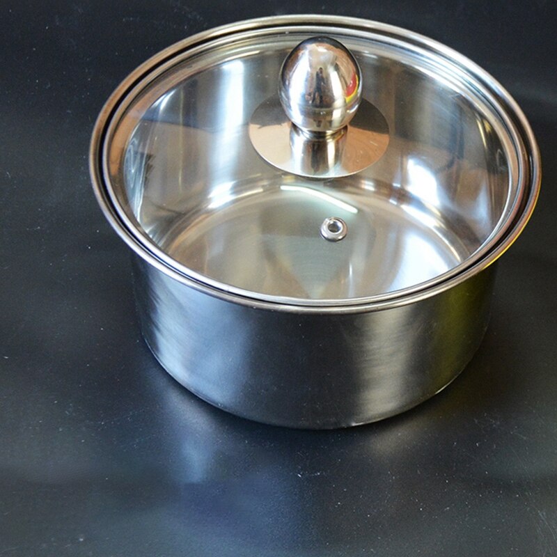 1.1L marmite clair Pot à soupe Anti-brûlure gaine avec éléments chinois modèle marmite Induction cuisinière Pot maison marmite