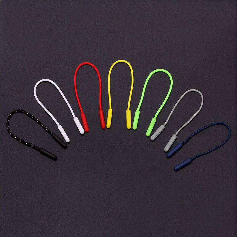 Tirette avec cordon de fermeture éclair, 50 pièces, moulage par injection, fermeture de remplacement, fermeture à glissière, veste, sac à dos, valise à vêtements: mix 50 pieces