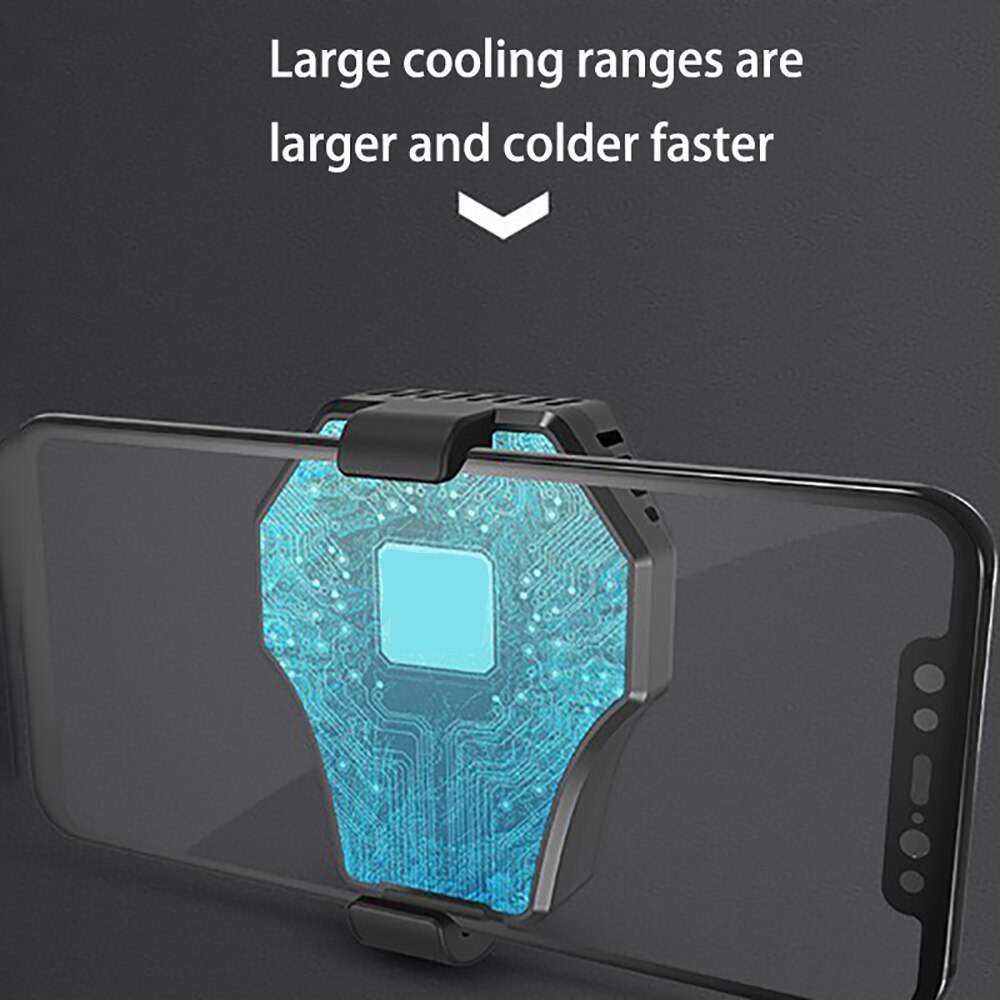Chłodzenie telefonu komórkowego uniwersalny półprzewodnikowy Radiator telefon USB akumulator wentylator chłodnicy Pad do grania uchwyt stojak Radiator cichy wentylator