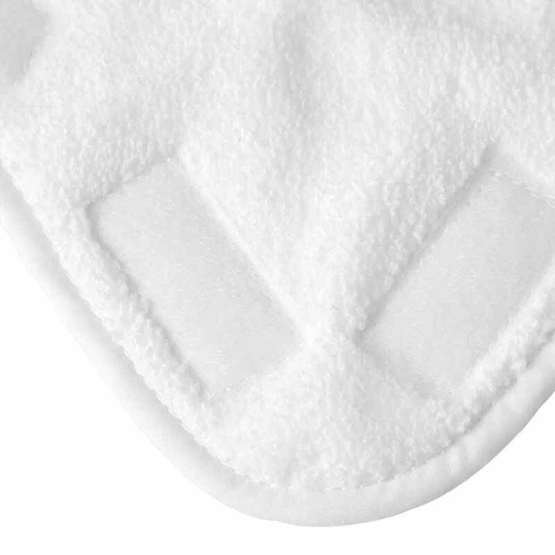 Käytännöllinen uudelleenkäytettävä pestävä kolmikulmainen höyrymoppi mikrokuituliinatyynynpäällinen  h2o moppi  x5 kodin tarvikkeet 3 kpl/erä
