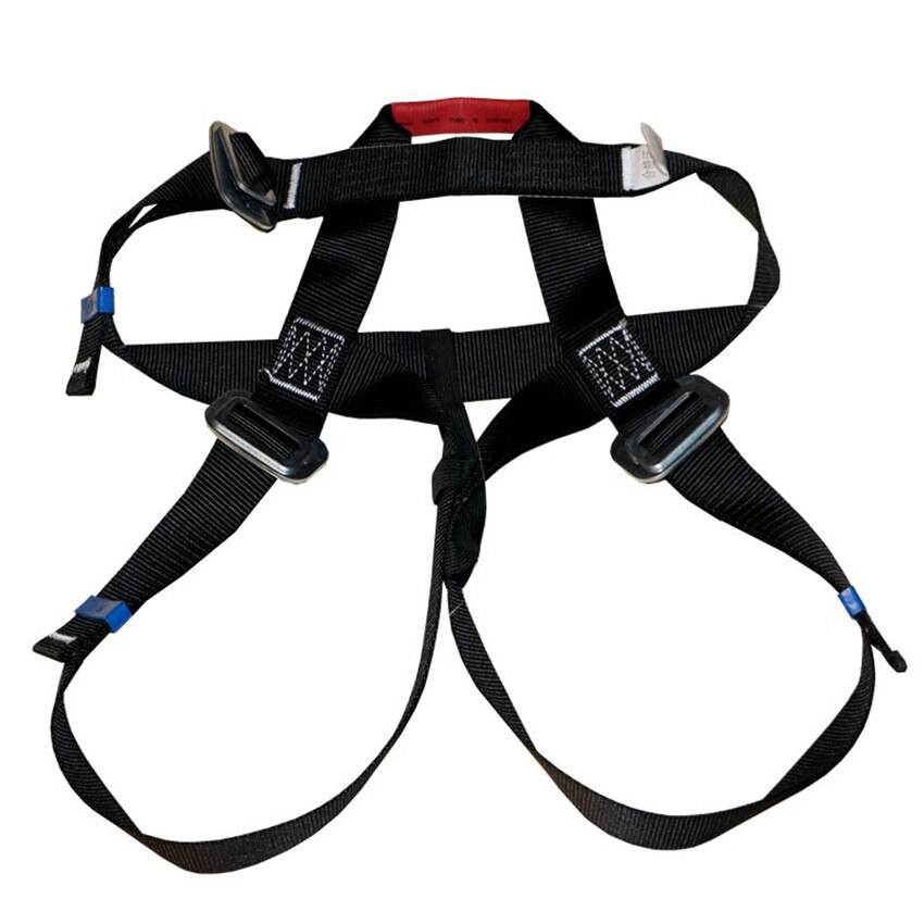 2m Polyester Safety Harness Adjustable Outdoor Rock Climbing Protective Safety Belt Aerial Work Rescue Harness Safety Rope
