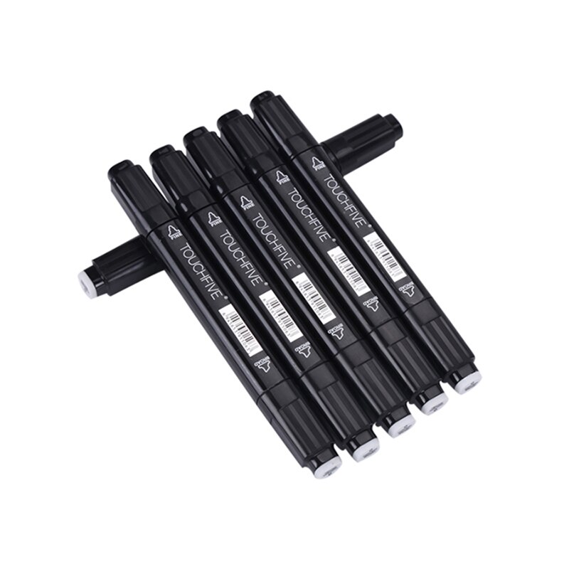 TOUCHFIVE 0 # Markers Kleurloos Blender Alcohol Gebaseerde Inkt Dubbele Hoofd Sketch Marker Voor Animatie Schilderen Leveringen