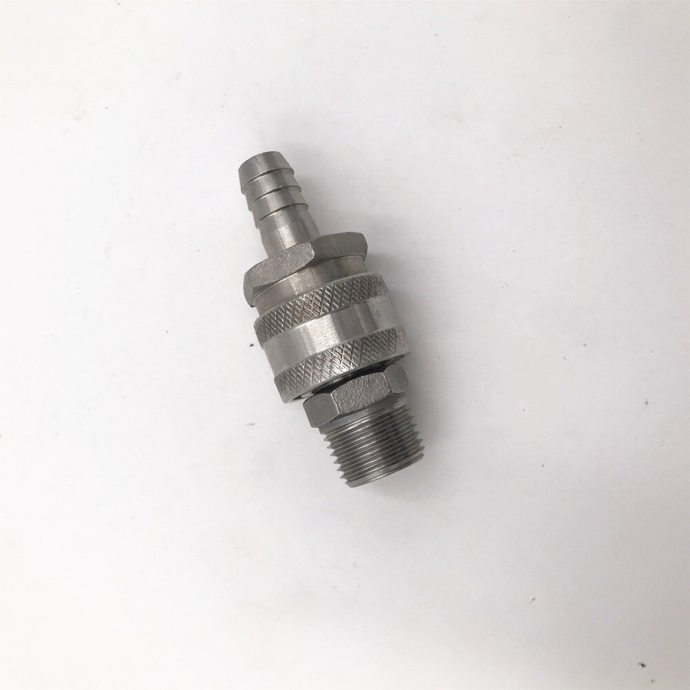 304 SS Female Quick Disconnect Set with 1/2 BSP Male Quick Disconnect, Homebrew Fitting, 1/2" BARA Bar accessory
