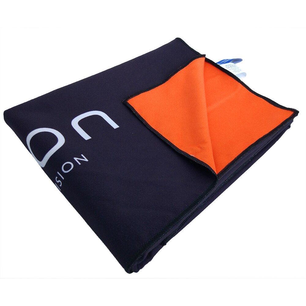 Zipsoft Strandlaken Microfiber Sport sneldrogende Handdoek Zwart Voetbal Basketbal Zwembad Camping voor Bad Gecomprimeerd Handdoeken