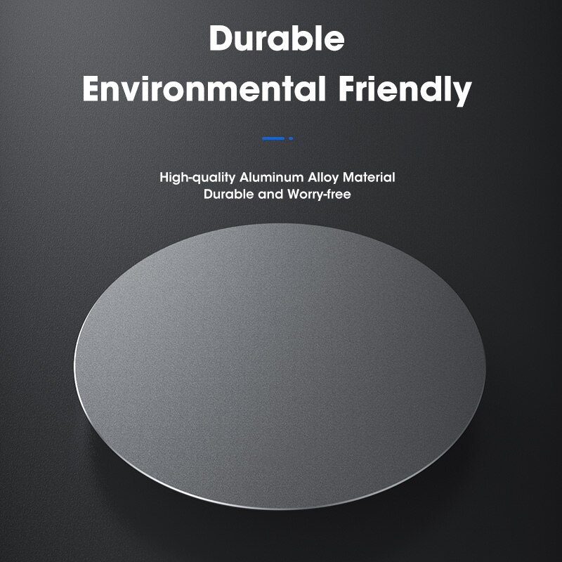 Metal Aluminum Mouse pad Mat Hard Smooth Magic Thin Mousead Double Side Waterproof Fast and Accurate Control for Office Home