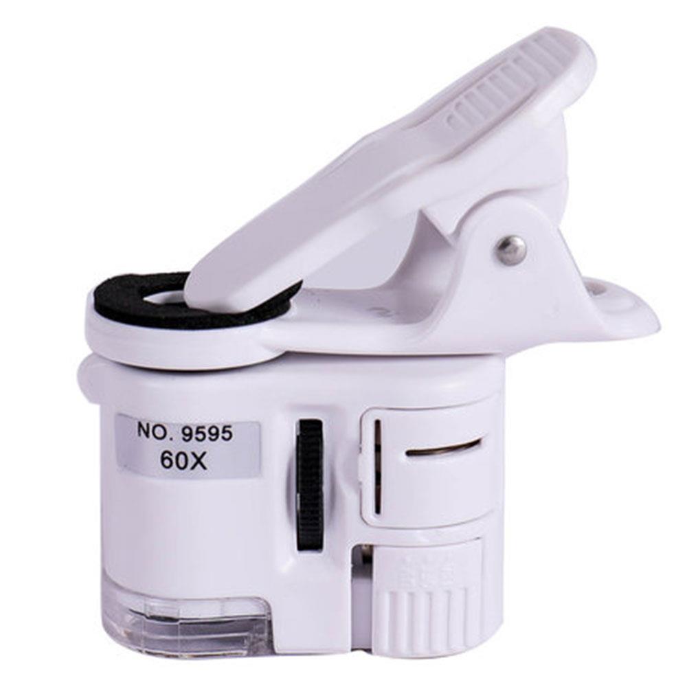 60X Microscoop Juwelier Vergrootglas Verstelbare Focus Praktische Vergrootglas Loupe Microscoop Macro Lens Pocket Microscoop