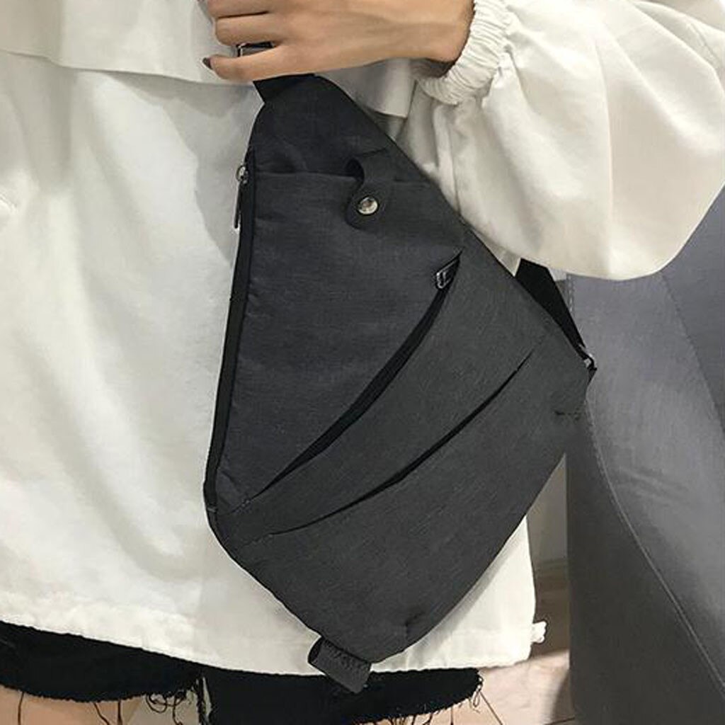 Men Brand Travel Business Bag Burglarproof Shoulder Bag Holster Theft Security Strap Digital Storage Chest Bags Bolsas #YJ