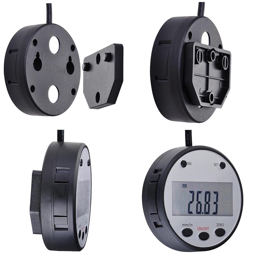 Digital Linear Readout Display Ruler Machine Tools Measuring Tool for Mill Lathe Scale Ruler Vertical Magnetic Remote External