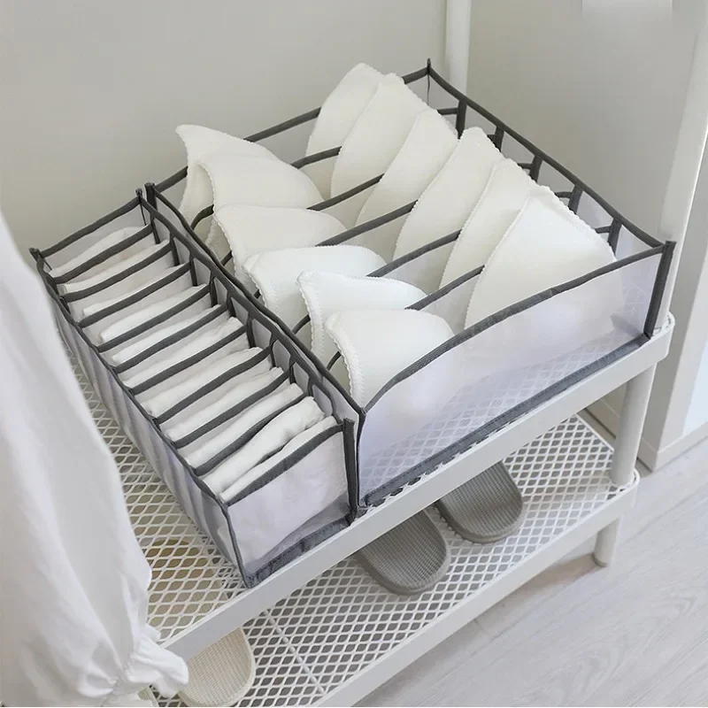 1pc Closet Organizer Storage Box Foldable Underwear Organizers Storage Dividers Drawer Organizer Socks Box for Clothes