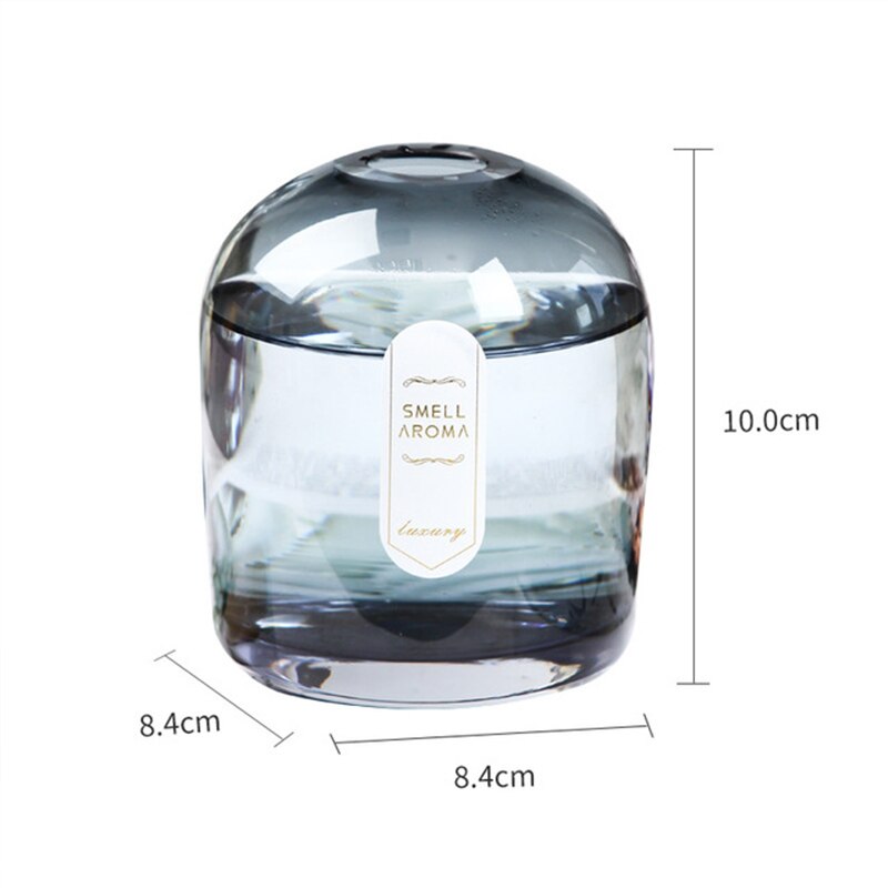 Diffuseur de roseaux d'aromathérapie de grand Volume de 200ml, avec bâtons noirs, pour la décoration de la maison, coffret de la fête des mères et de la saint-valentin