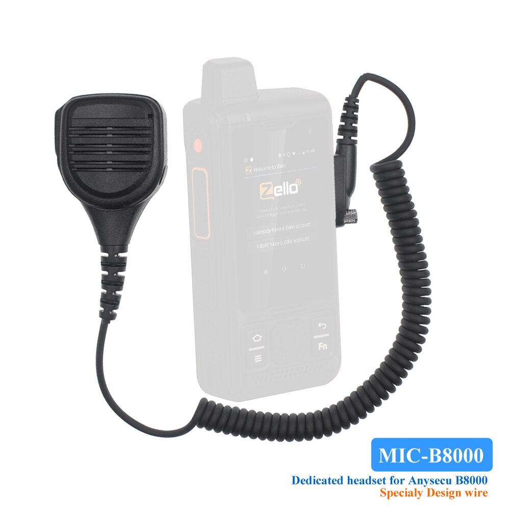 Microfone de mão para o transceptor portátil do telefone móvel de uniwa b8000