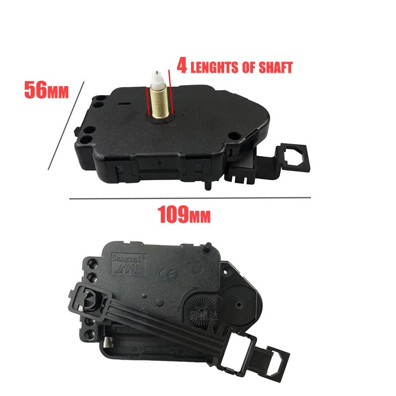 Diy Quartz Slingeruurwerk Beweging Met Lichtgevende Fluorescerende Handen Wandklok Mechanisme Vervangen Reparatie Onderdelen Kit