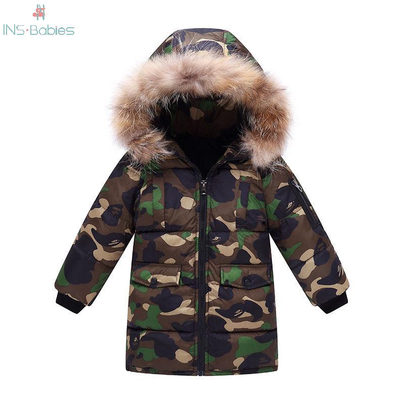 Boys Winter Clothing Children's Clothes Warm Down Coat Velet Thicken Jackst Male Kids Snowsuit Baby Casual Outfit Warming Coats