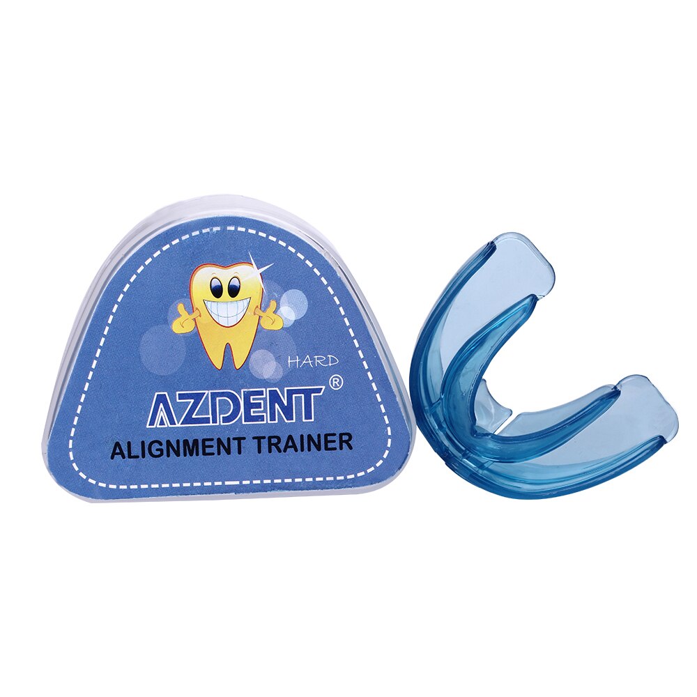Orthodontic Braces Dental Braces Instanted Silicone Smile Teeth Alignment Trainer Teeth Retainer Mouth Guard Braces Tooth Tray: Blue Hard
