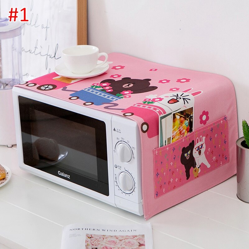 Cartoon Magnetron Cover Stofdicht Magnetron Covers Duurzaam Huishoudelijke Elektrische Protector Voor Keuken Home Decor: S1 dust cover