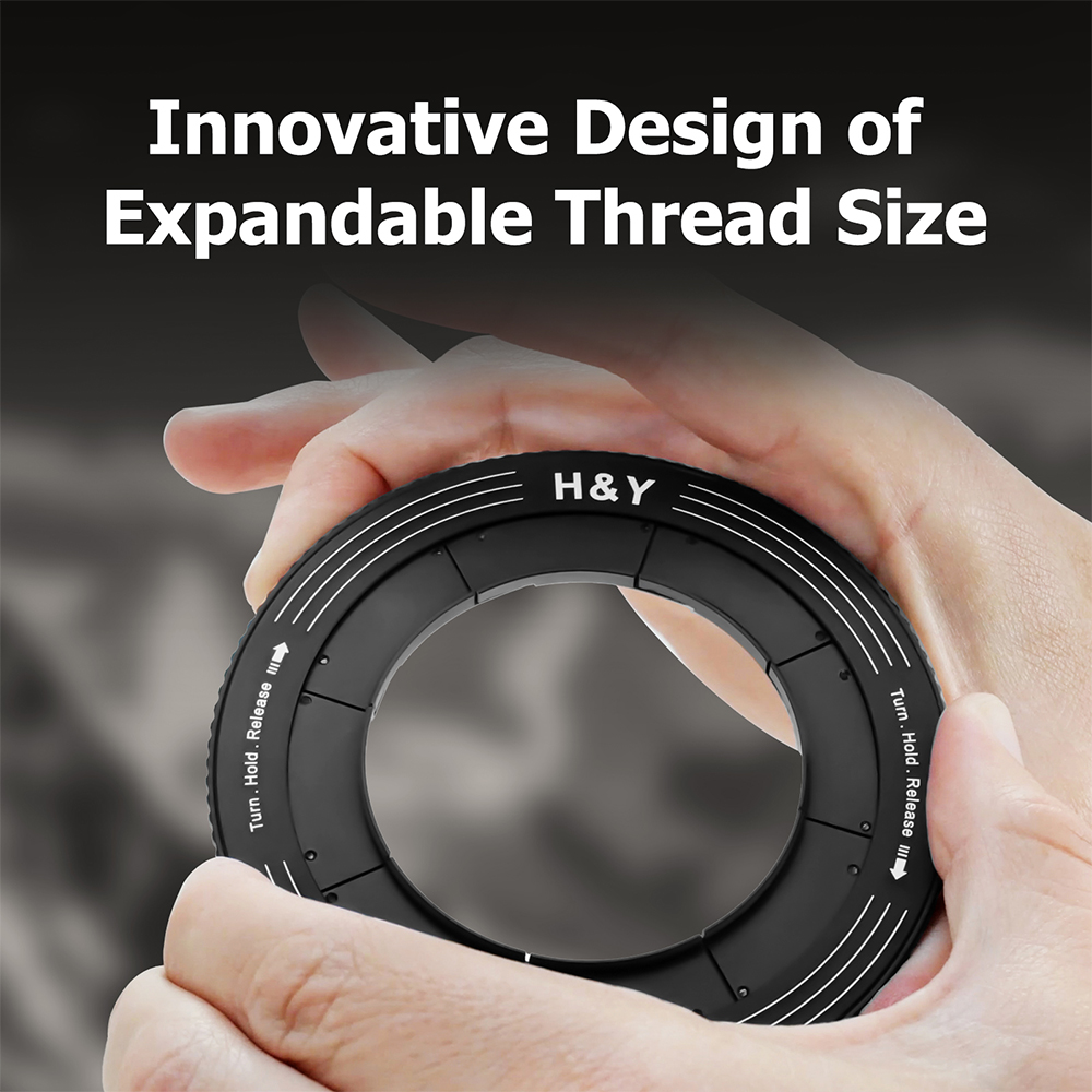 H&y revoring kamerazubehör objektivfilter step-up-ringe variabler adapterring 37-49mm 46-62mm 52-72mm 67-82mm 82-95mm