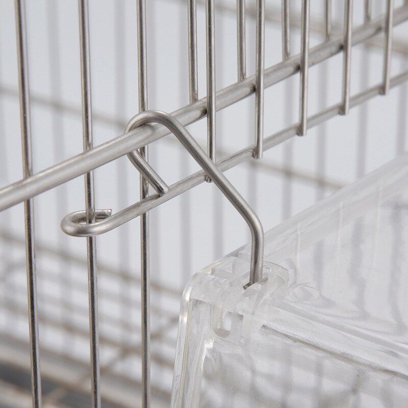 Bol Anti-projections, Cage Anti-projections, perroquet, Pigeon, burette, équipement d'alimentation en eau en plastique, mangeoire pour oiseaux