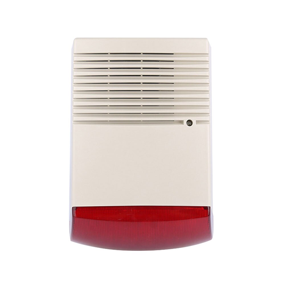 Filaire stroboscope lumière sonore fumée haut-parleur accessoires professionnels Flash alarme sirène acoustique compacte extérieur intérieur haute puissance