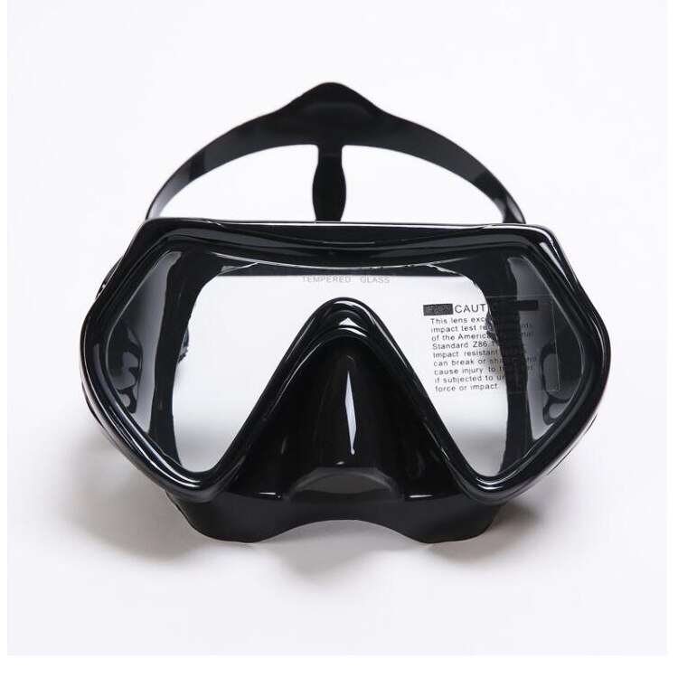 Jeely DIVING Silicone Scuba Dive Mask Gear Equipment Goggles For Nearsighted Men Women Spearfishing Mask: black