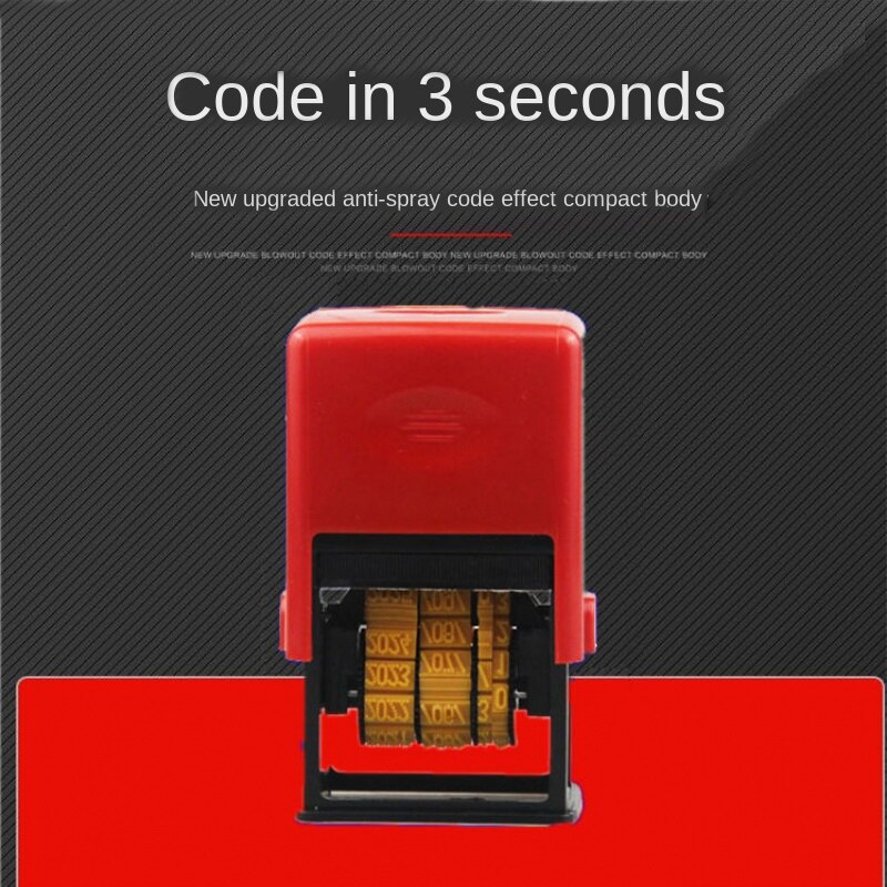 Production Date Coding Machine Manual Printer Seal Small Handheld Adjustable Date Food Packaging Bag Code Changing Machine