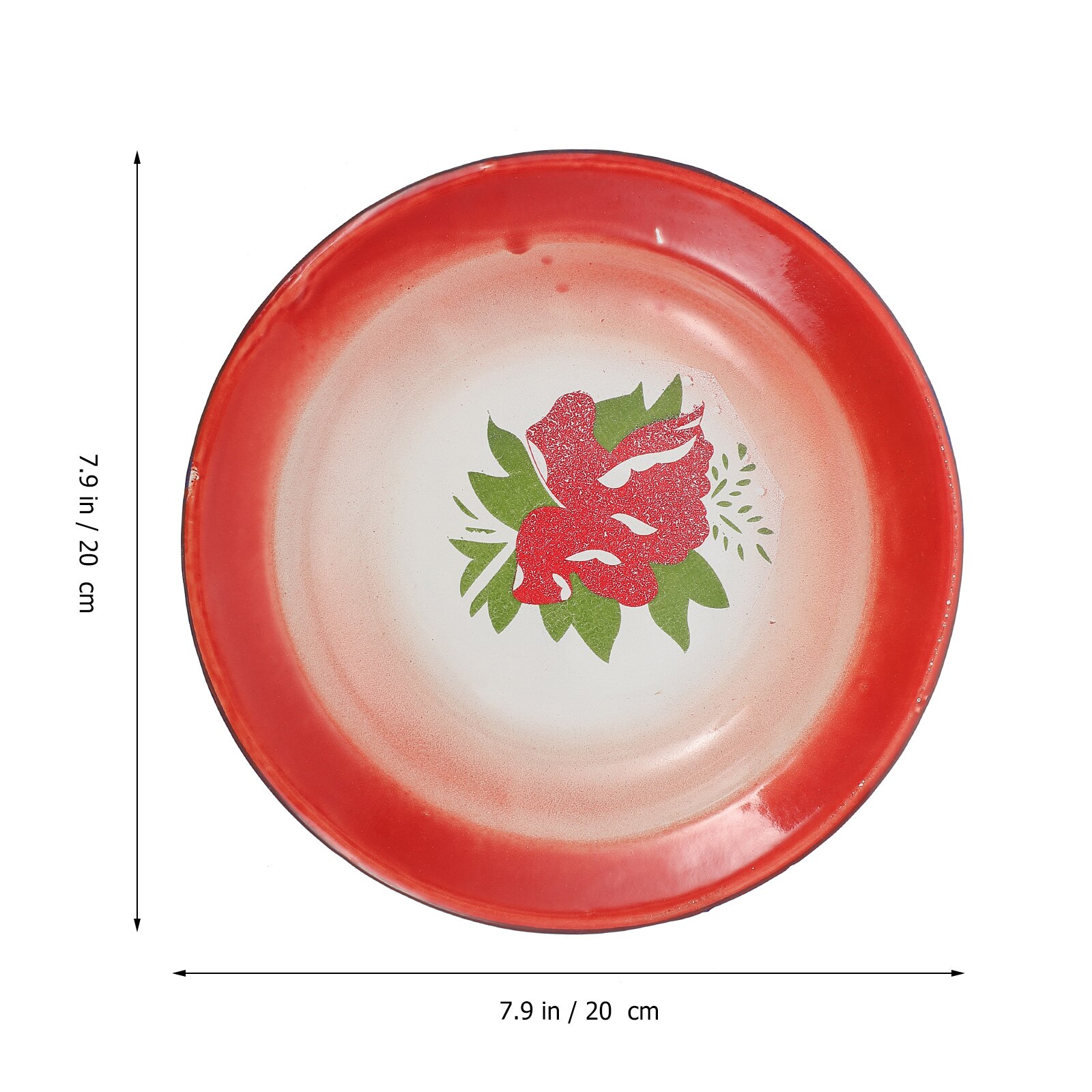 3 pcs Multipurpose Practical Food Trays Chinese Style Serving Plates for Restaurant