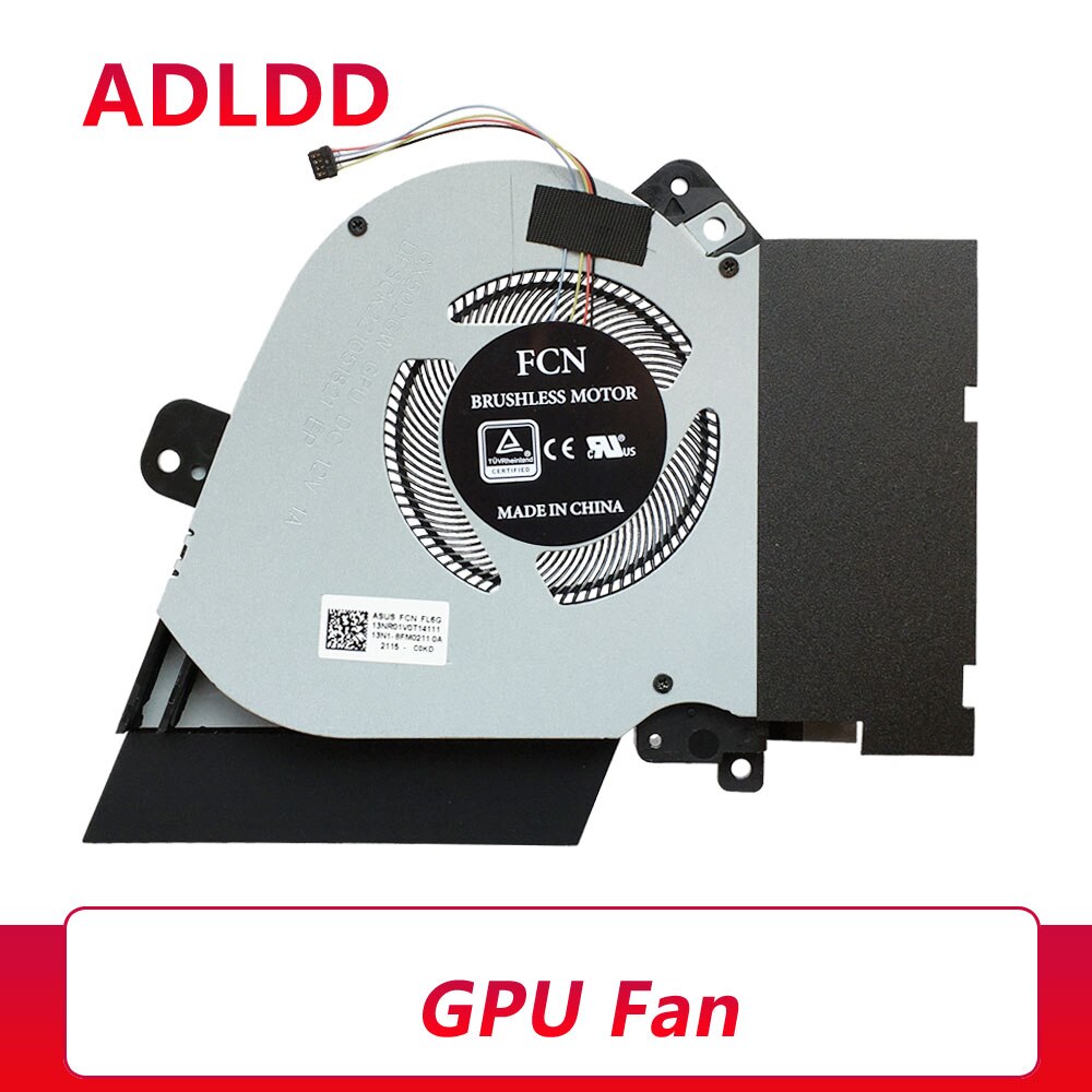 laptop cpu gpu cooling fan cooler radaitor for Asus ROG gx502 gx502g gx502gw DC 12V 1A 4PIN: GPU fan