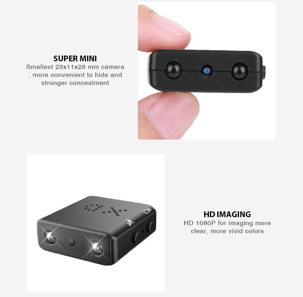 Mini Camera Smallest XD IRCUT 1080P HD Camcorder Grandado