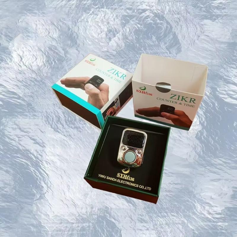 L5BF Clicker Number Counter Hand Finger Display Counting Tally Clicker Timer Counter