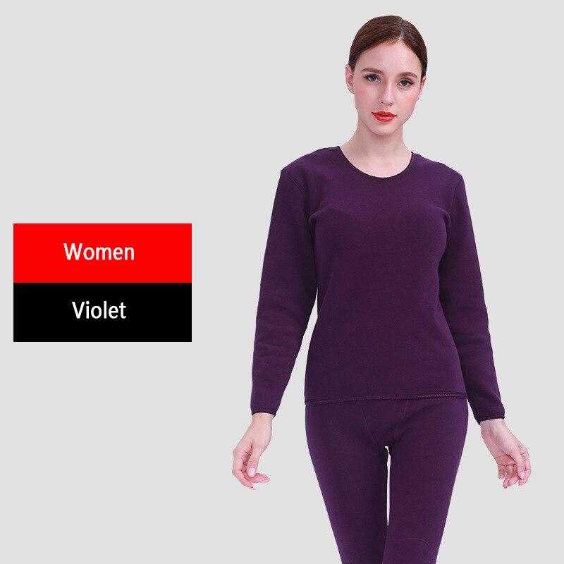 Women Thermal Underwears Tops+Pants sexy Slim Winter Warm Long Johns Ladies Thick Underwear