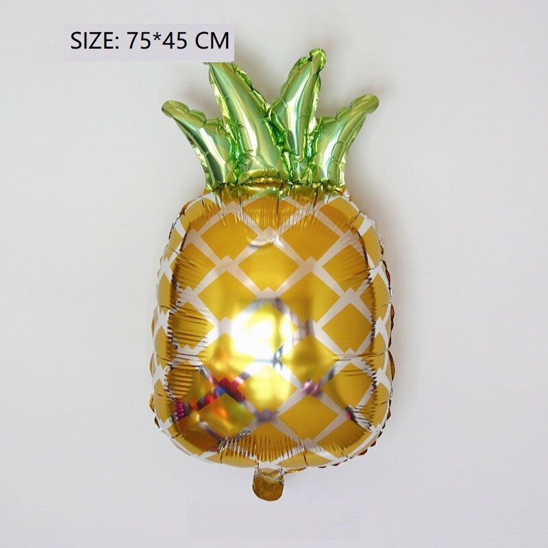 Le fruit pastèque ananas orange feuille ballon cactus flamant joyeux anniversaire ballons festival decorati: 1