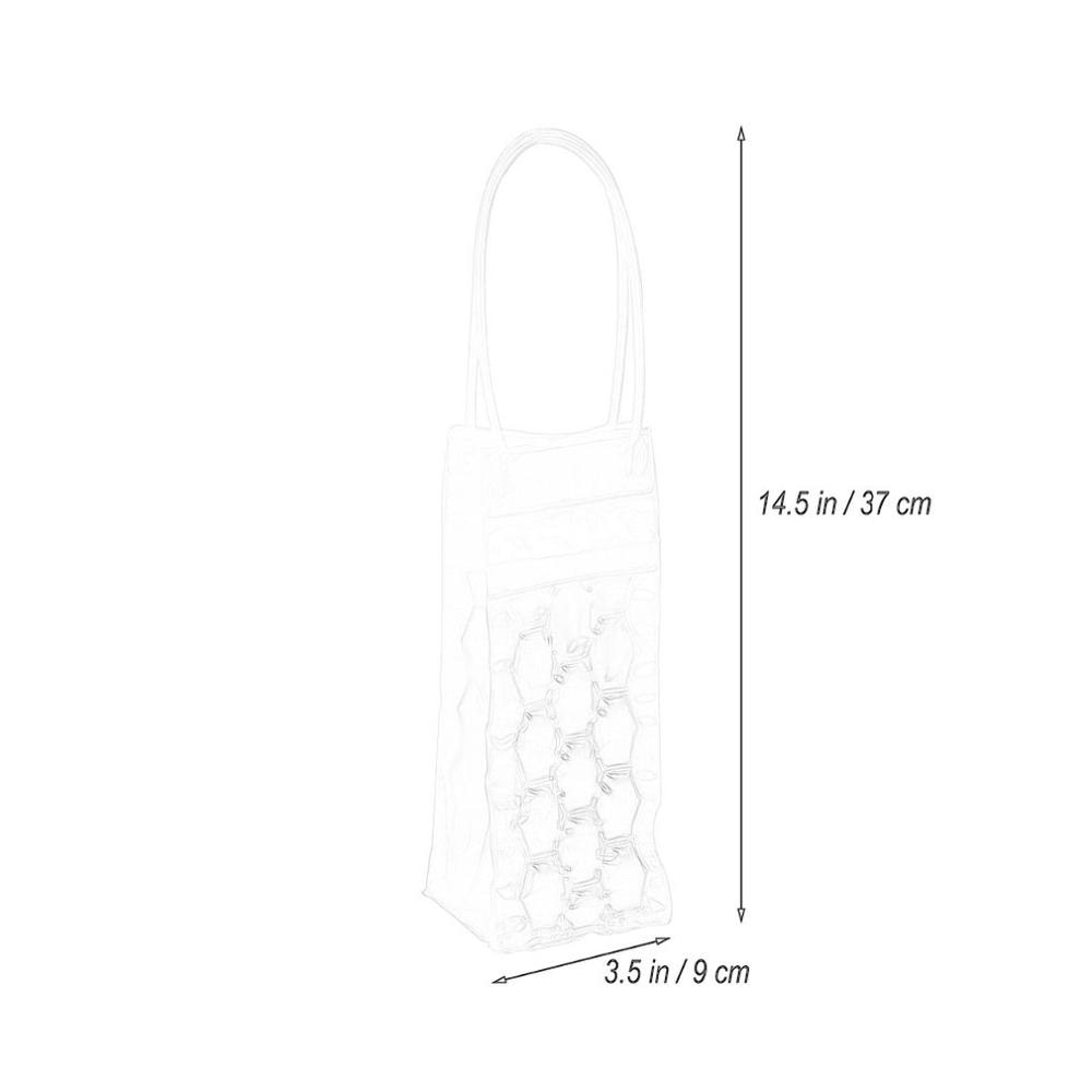 Bouteille de vin congélateur sac refroidissement refroidisseur sac de glace bière refroidissement Gel support transporteur Portable liqueur glace-froid outils